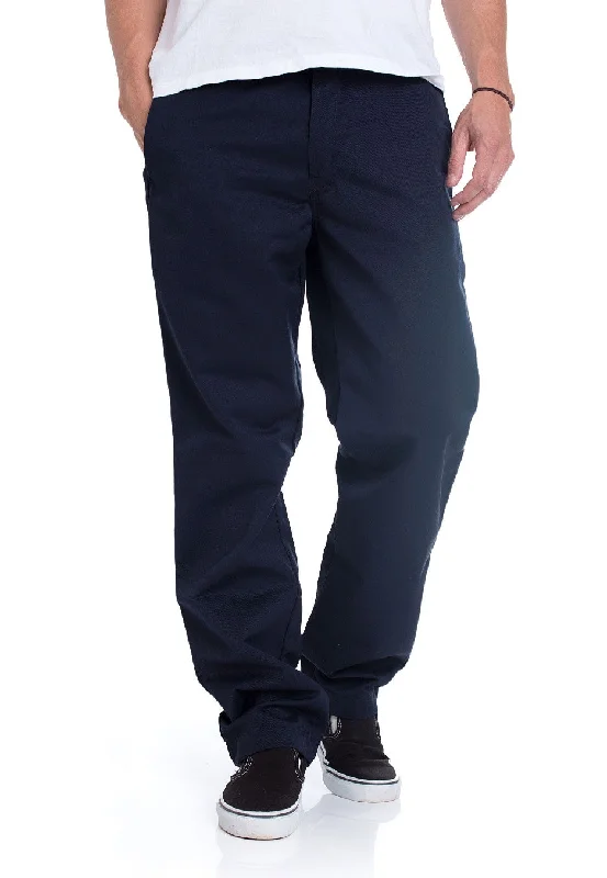 Carhartt WIP - Master Denison Twill Dark Navy Rinsed - Pants