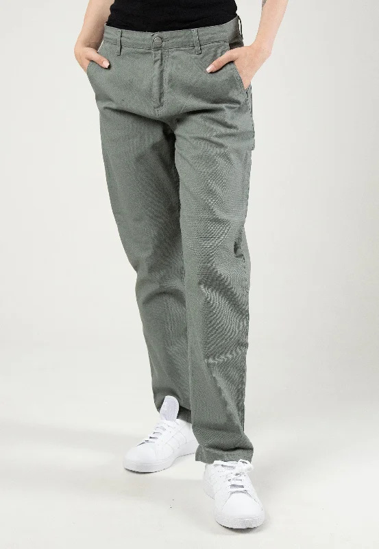 Carhartt WIP - W' Pierce Rinsed Smoke Green - Pants