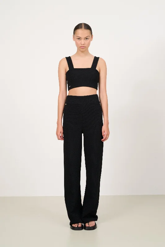 MOON CLASSIC flared pants - Black