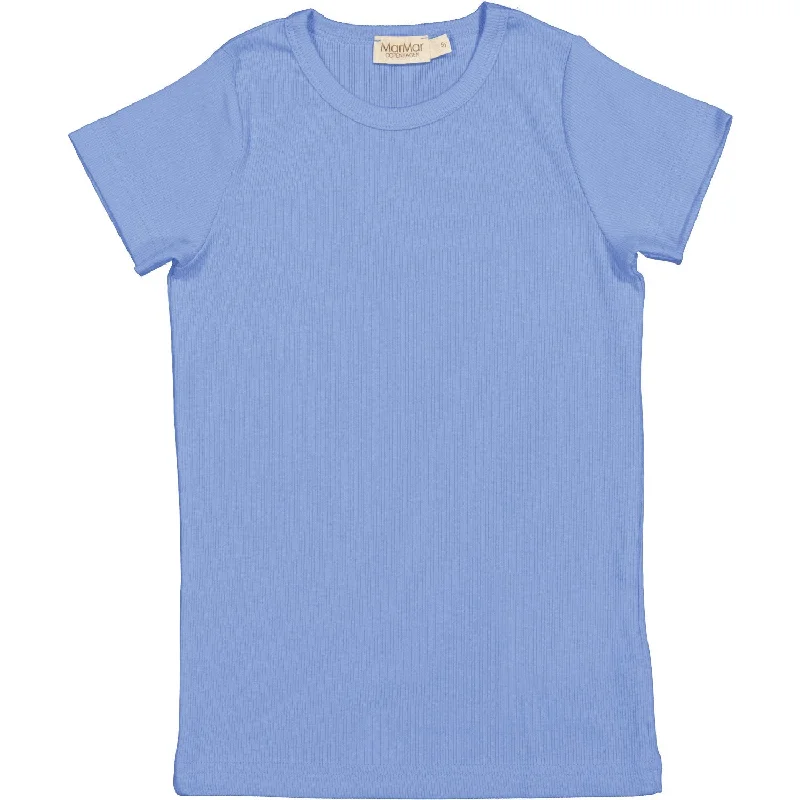 MarMar Modal Fine Rib Cornflower Tago T-shirt