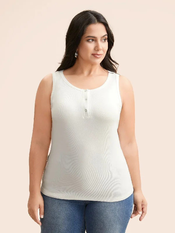 Supersoft Botton Front Placket Top