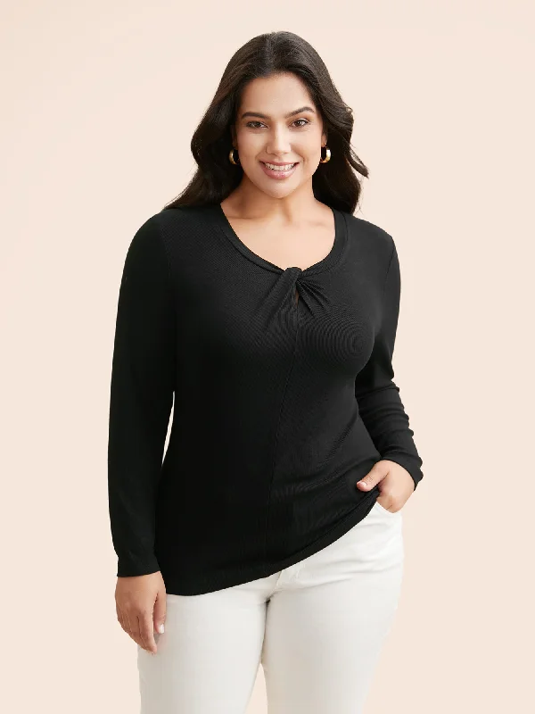 Supersoft Essentials Pleat Front T-shirt