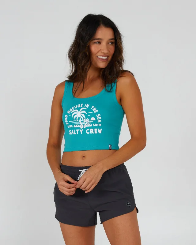 Good Times Tank - Sea Green