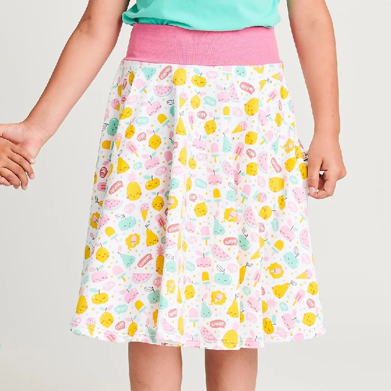 Organic skirt "Yummy" made from 95% organic cotton and 5% elastane