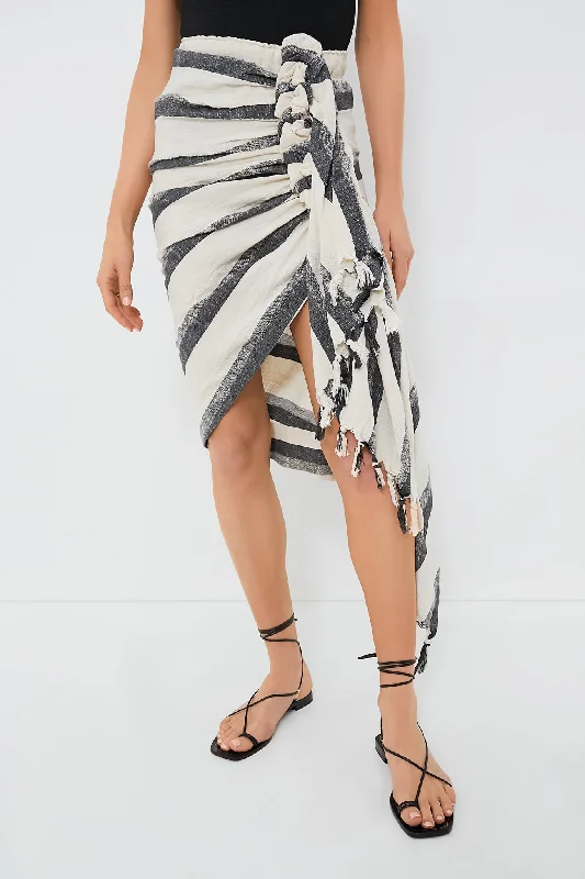 Grey Multi Tulum Luxe Skirt