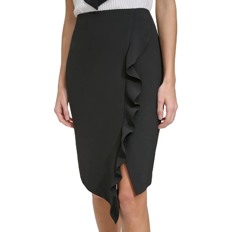 Womens Pencil Skirt Asymmetrical