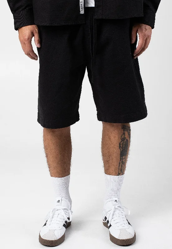 Carhartt WIP - Floyd Garment Dyed Black - Shorts