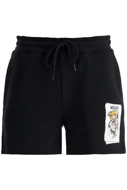 Moschino Women's Teddy Bear Sports Shorts