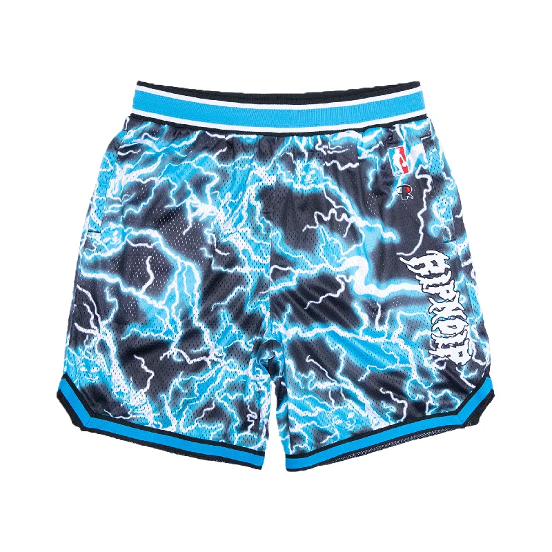 Nikola Basketball Shorts (Black/Blue)