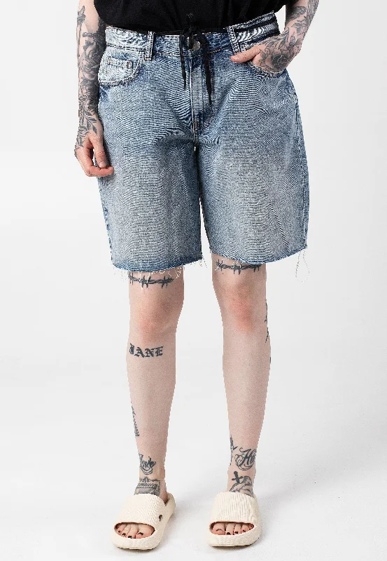 Noisy May - Barba Loose Light Blue Denim - Shorts