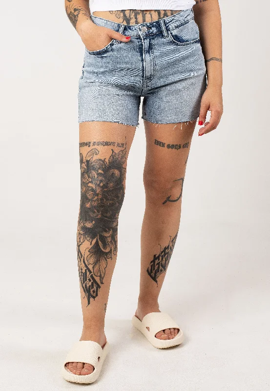 Noisy May - Cosy Regular Light Blue Denim - Shorts