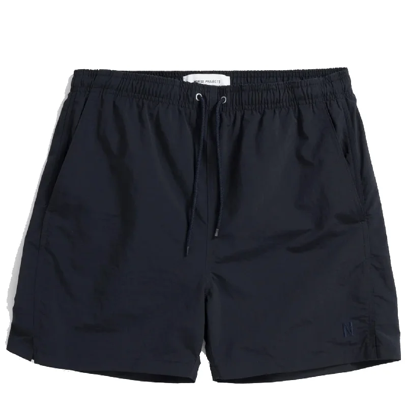 Norse Projects Hauge Recycled Nylon Swimmers Dark Navy