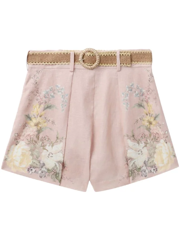 Zimmermann Women's Shorts pink