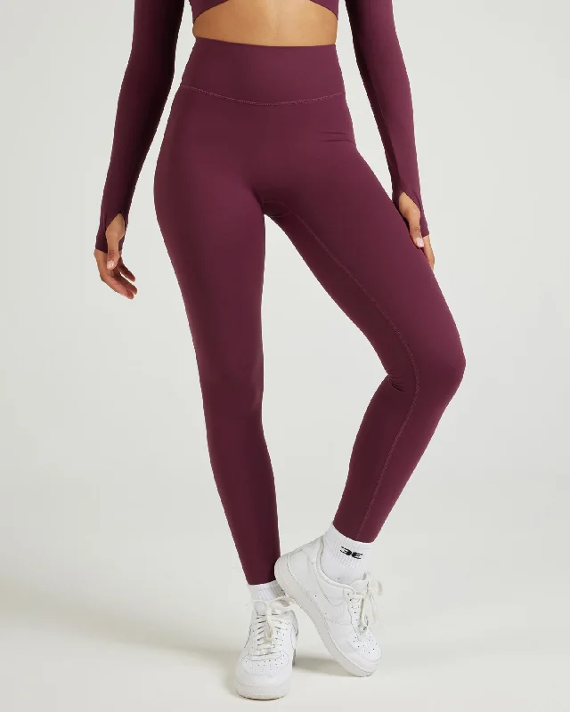 Airey Leggings - Cherry Cola