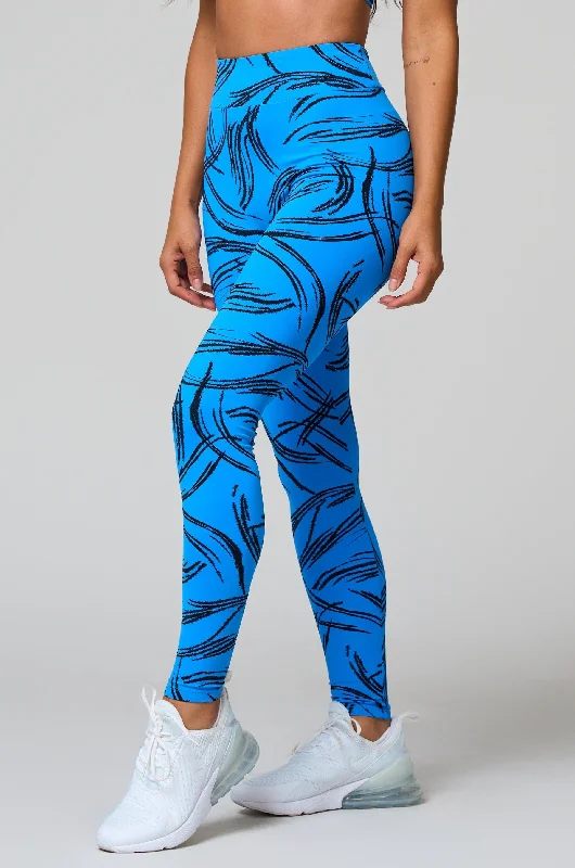 Azul High Waist Scrunch Legging