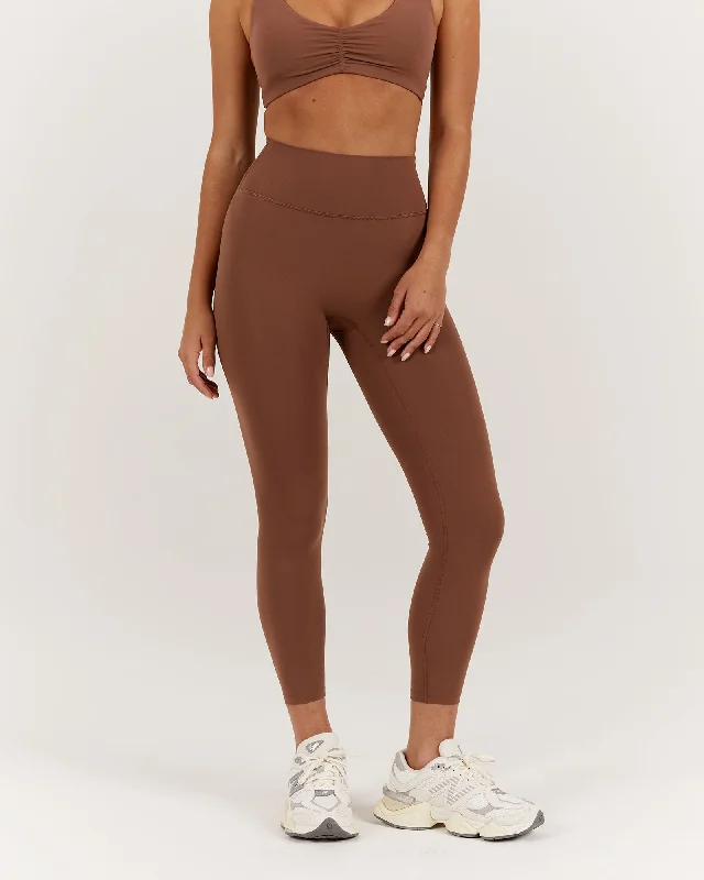 LUXE LEGGINGS 24" - TOFFEE