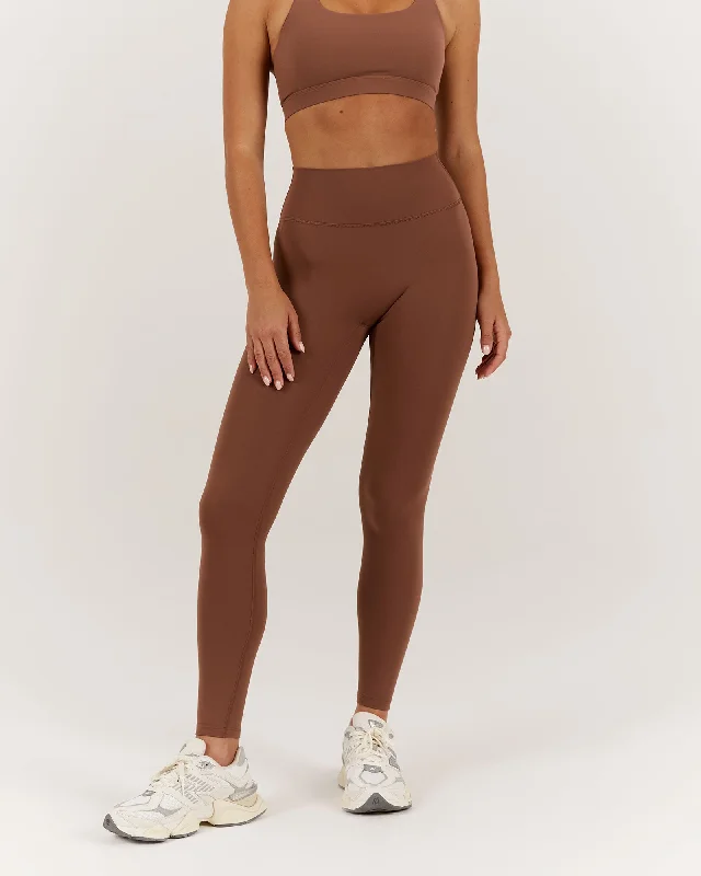 LUXE LEGGINGS 28" - TOFFEE