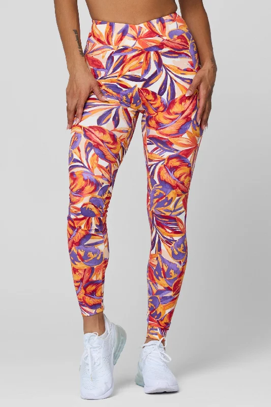 Tropicale V-Cut Scrunch Legging