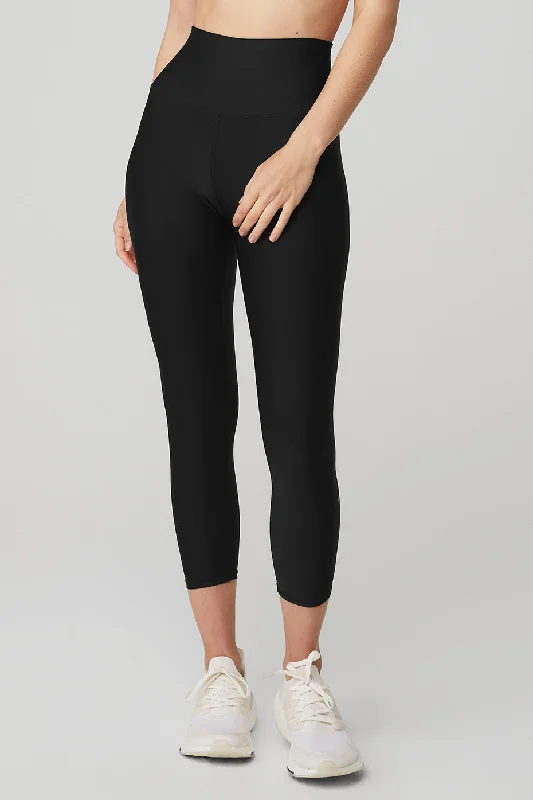 High-Waist Airlift Capri - Black